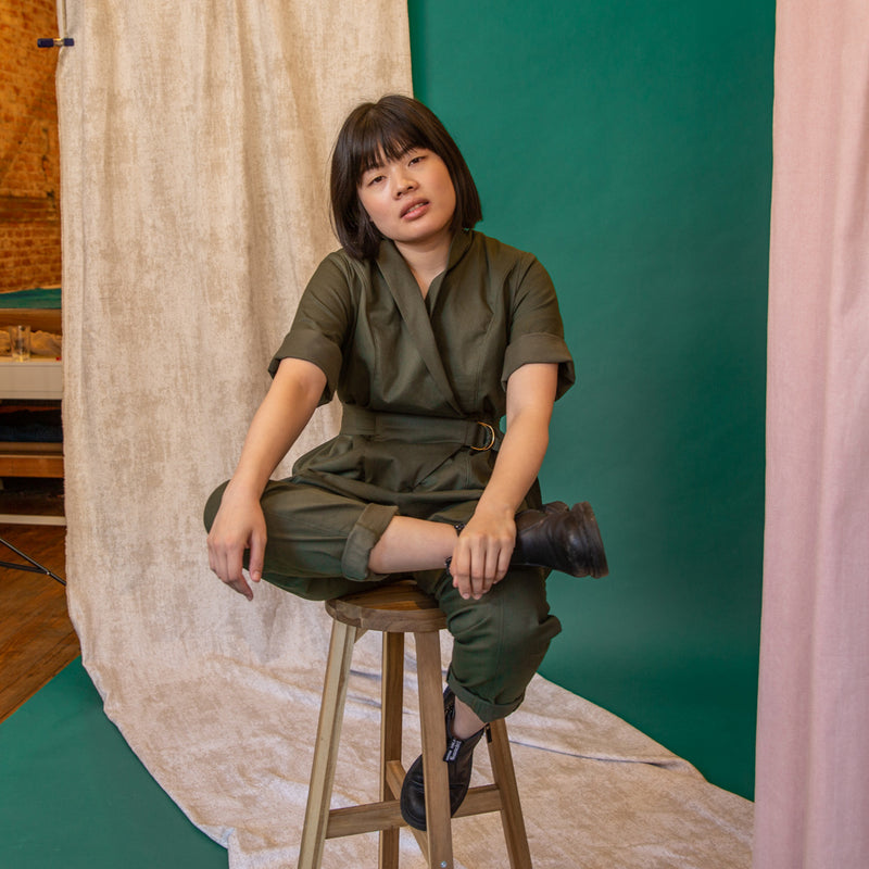 How we designed our boiler suit inspired jumpsuit