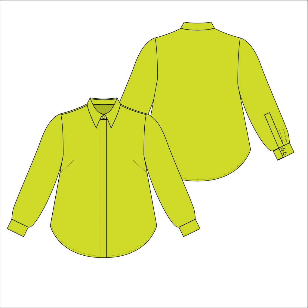 Chartreuse Ina Blouse Alice Alexander 
