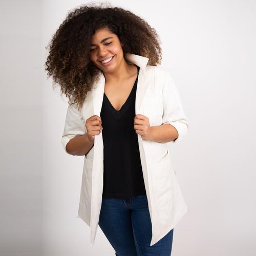 The Bessie Adventure Jacket in Ivory