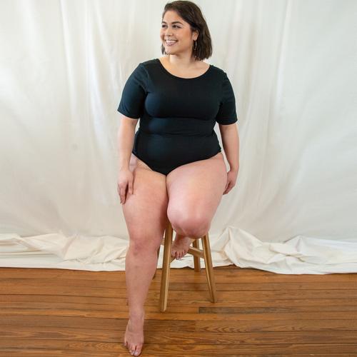 plus size bodysuit, ethical bodysuit, ethical plus size, sustainable bodysuit