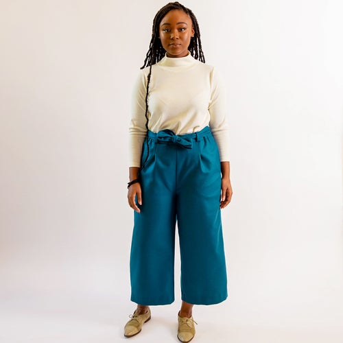 Gloria Culotte in Wool- Petite