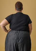 Mia T-Shirt - Black Crew Neck | FR