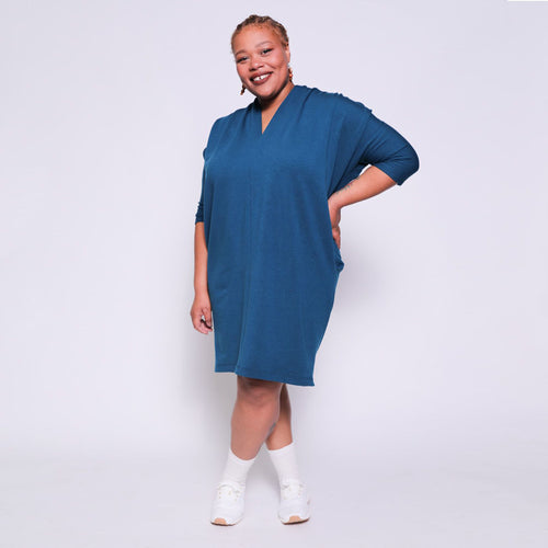 The Claire Dress 2.0 in French Terry